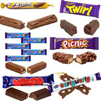 Cadbury Chocolate Gift Box - Bulk Chocolate Bars and Bags of Cadbury Chocolate Favourites (60 Bars)