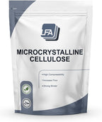 Microcrystalline Cellulose Powder 102 | Pharmaceutical Grade Binding Agent (Packaging May Vary)