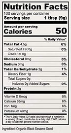 Anthony's Organic Black Sesame Seeds, 2 lb, Raw, Unhulled, Batch Tested & Verified Gluten Free, Keto Friendly