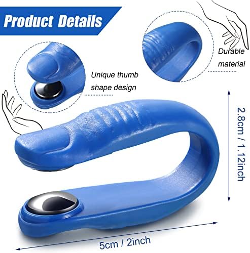 8 Pcs Migraine Relief Clip Acupressure Hand Pressure Point Clip Headache Pressure Point Tool for Relaxation(Green, Blue)