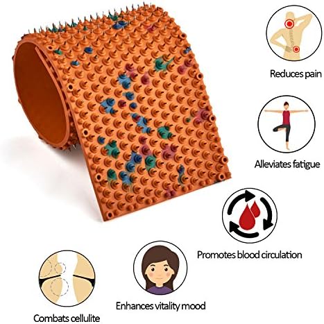 LYAPKO Flat Acupuncture Applicator POPULAR 7,0 Ag 591 Needles Premium Acupressure Massager For Thick Skin Unique Patented Therapy Massage Tool