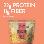 Khazana ORGANIC Mung Dal 7lb - Yellow Petite Split Beans | Non-GMO, Gluten Free & Kosher | Authentic Lentils From India