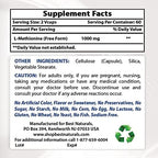 Best Naturals L-Methionine 500 mg 120 Veggie Capsules
