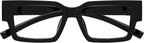 Eyekepper Modern Blue Light Blocking Reading Glasses Metalless Screwless Spring Hinges Computer Readers for Men and Women Black +2.25