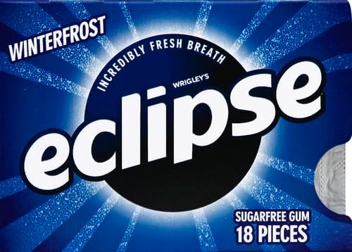 Eclipse Winterfrost Sugarfree Gum, 18 Count