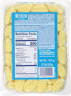 De Cecco Potato Gnocchi No. 401, 17.5 Oz (Pack of 4), Authentic Italian Dumplings, Made with Potatoes and Wheat Flour, Versatile Pasta for Sauces & Recipes, Made in Italy