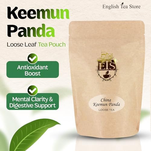 English Tea Store China Loose Leaf Tea, Keemun Panada - 16oz Bulk Bag | Smooth Winey Flavor with Fruity Notes | Traditional Chinese Congou Tea | Bold and Aromatic | English Tea Store Blend