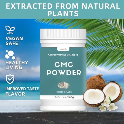 6 oz CMC Powder, 100% Pure, Premium CMC Powder for Fondant, Ice Cream, Cake, Yogurt, Candy and More