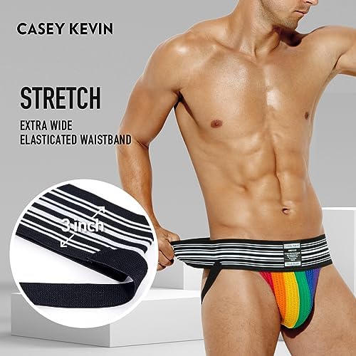 Casey Kevin Men's Christmas Thong Jockstraps For Men Jock Strap Sexy Lingerie Underwear Athletic Supporters