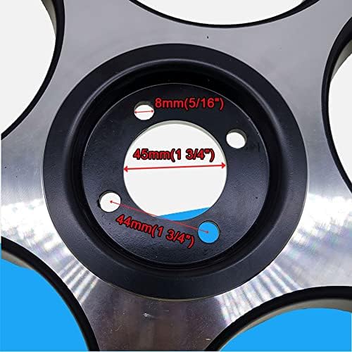 16x2.125, Wheelchair Rear Wheel Replacement Wheels Parts, 16inch Electric Wheelchair Rear Wheel Parts, Pneumatic Tires, Aluminum Alloy Hub, Fits Most Electric Wheelchairs, 1 Pair