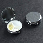 Italy Italian Flag Pill Box Patriotic Small Pill Case Cute Round Portable Travel Medicine Organizer for Pocket Purse