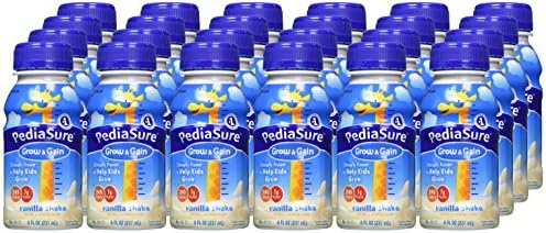 PediaSure Grow & Gain Kids' Nutritional Shake Vanilla Ready-To-Drink Bottles, 24 Pk./8 Fl. Ounce ., 192 Fl Ounce