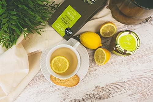 Hands on Earth Organic Lemon Verbena Tea 2x10g (0.35 oz) / Loose Leaves/Serves 48 Cups (Pack of 2)