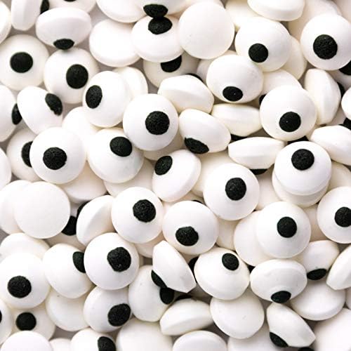 Sweets Indeed Bulk Candy Eyeballs, 300 Edible Eyes, Christmas Sprinkles, Perfect for Cake Decorations, Baking, Ice Cream, Cookies, Cupcake Topper 4.3 ounces