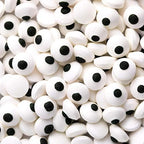 Sweets Indeed Bulk Candy Eyeballs, 300 Edible Eyes, Christmas Sprinkles, Perfect for Cake Decorations, Baking, Ice Cream, Cookies, Cupcake Topper 4.3 ounces