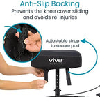 Vive Mobility Knee Scooter Pad Cover - Accessories Cushion Cover for Comfort (Dense Foam) - for Broken Leg Crutch Cart Roller, Injuries, Surgery, Foot, Ankle Injury, Replacement, Universal