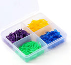 LA MIERE 200/Box Diastema Wedges, Disposable Plastic Poly-Wedges Dental Fixing Wedge with Hole, Included: L, M, S, Super Small