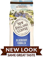 New England Coffee Blueberry Cobbler Medium Roast Ground Coffee, 11oz Bag (Pack of 2)