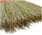 Flagged Bristle Parlor Broom Maid Broom with Wooden Handle