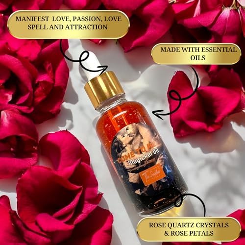 Come to Me Oil by The Goddess Of Flame | Handmade with Herbs & Essential Oils | Hoodoo, Wiccan, Conjure, Pagan & Magick| Love Spell, Attraction, Seduction & Romance Rituals 30ml Dropper