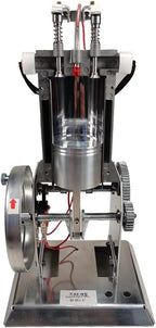 J31008 Single Cylinder Four Stroke Gasoline Engine Model Internal Combustion Demonstration Teaching Tool for Physics STEM Education