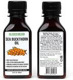 2 Pack - Siberian Sea Buckthorn Seed Oil | 100% Natural Extra Virgin Cold Pressed 2x100 ml / 6.8 fl oz (2 bottles) | Unrefined Raw No-GMO Vegan | Premium Food Grade | Cooking, Salads or Skin Care