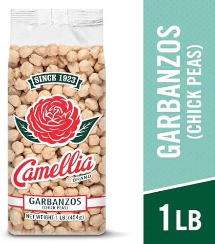 Camellia Brand Dried Garbanzo Beans (Chickpeas) – Premium Non-GMO Chickpeas for Hummus, Salads, Soups, Curries, and Roasted Snacks – Gluten-Free, High Protein, Vegan & Vegetarian Diets, 1 Pound (Pack of 2)