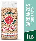 Camellia Brand Dried Garbanzo Beans (Chickpeas) – Premium Non-GMO Chickpeas for Hummus, Salads, Soups, Curries, and Roasted Snacks – Gluten-Free, High Protein, Vegan & Vegetarian Diets, 1 Pound (Pack of 2)