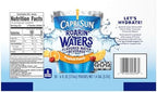 Capri Sun Roarin' Waters Tropical Punch Flavored with other natural flavor Water Beverage, 30 ct Box, 6 fl oz Drink Pouches