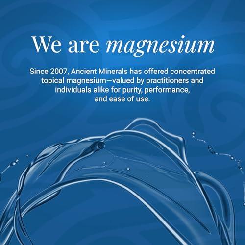 Ancient Minerals Ultra Magnesium Oil Spray Bottle of Pure Genuine Zechstein Magnesium Chloride - Topical Skin Application (8oz)