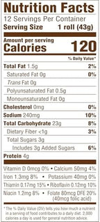 (Club Pack) Sara Lee Artesano White Bakery Rolls, 12 count, (1.5 oz each), Sliced Bread Dinner Rolls, 18 oz Bag