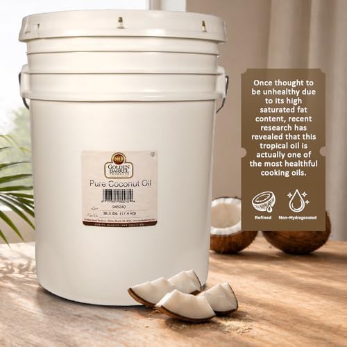 Golden Barrel Coconut Oil (5 Gallon Pail)