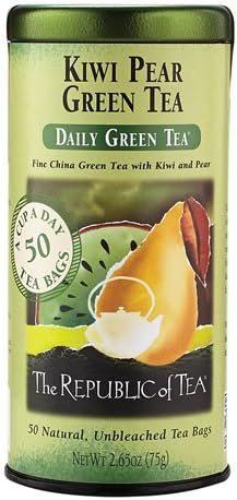 The Republic of Tea, Kiwi Pear Tea, 50-Count