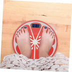 Watermelon Electronic Scale Compact Digital Weight Scale for Home Bathroom Non-Slip Tempered Platform Portable Easy to Use