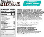 FITCRUNCH Snack Size Protein Bars, 6-Layer Baked Bar, 5g of Sugar & Soft Cake Core (9 Bars, Chocolate Coconut Almond)