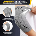 CAMBIVO 2 Pack Elbow Brace for Women and Men, Elbow Compression Sleeve for Tendonitis, Golf Elbow, Tennis Elbow, Arthritis, Bursitis, Weightlifting, and Basketball