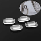 Eyeglass Nose Pads 13mm 5Pairs Nose Pieces Replacement Square Rectangle Push Slide Slip in Silicone Nosepads for Eye Glasses Eyeglasses Sunglasses for Costa Maui and More