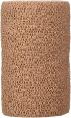 3M Coban Self Adherent Wrap - Tan, 4 in X 5 Yards, Elastic (5 Pack)