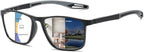 Multifocal Progressive Transition Photochromic Reading Glasses Blue Light Blocking Multifocus Readers Spring Hinge