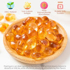 Wanhua Hall Dried Peach Gum Chinese Tao Jiao Natural Peach Resin 9.8oz Bouncy Texture Ideal for Desserts, Soups,Milk Tea 桃胶