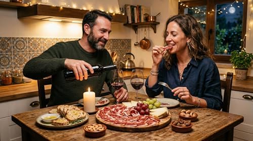 Iberico Acorn-Fed Ham - Sliced Jamon Pata Negra, 3 oz | Premium Spanish Dry-Cured Ham, Gourmet Charcuterie, 100% Bellota, Rich Flavor, Imported Iberian Delicacy (One Pack, 1, Count)