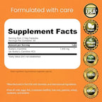 NaturaLife Labs Acetyl L-Carnitine (ALCAR) 1500 mg per Serving – 100 Capsules – Non-GMO, Gluten-Free, Vegan