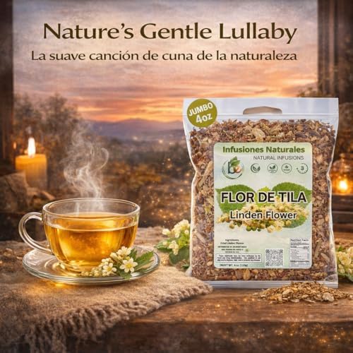 Tila Seca Herbal Tea (4 oz) – 100% Natural Linden Flowers & Leaves (Ternstroemia lineata) – Traditional Relaxation & Nightly Comfort – Wildcrafted Loose Leaf – Caffeine-Free, Vegan, Non-GMO – Authentic by BEXPERTSUSA