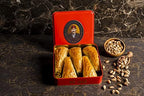 Hafiz Mustafa 1864 Istanbul Baklava Pastry Box - Baked Baklava Dessert Snacks Made from Fresh Phyllo Dough Sheets, Pistachio, Hazelnut, Walnut - Turkish Sweets Tray Gift Ideas for Birthday, Christmas