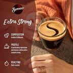 Senseo Extra Strong Coffee Pods – 48 Count (1 Pack) – Dark Roast with Intense & Bold Flavor and Rich Crema – Single-Serve Coffee Pads Compatible PeleCom Machines