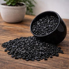 Black Tourmaline Crystal Chips 100g – Natural Tumbled Polished Protection Stones for Reiki Healing, Jewelry Making, Resin Art, Aquarium Gravel & Home Décor – Bombay Crystals