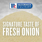 McCormick Culinary Granulated Onion, 18 oz - One 18 Ounce Container of Granulated Onion Powder, Perfect in Dips, Breading, Soups and Meats
