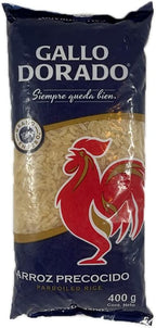 Gallo Dorado - Parboiled Rice - Arroz Precocido 400G (Pack of 4)