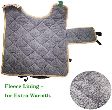 Calf Blanket,Warm Clothes for Cow Calves Calf Saver Coat Warmming Jacket Vest Keep Cow Goat Warm Thickend Windproof Belly Protection 1 Pcs
