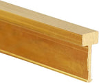 CMYUN Flat T-Shaped Brass Threshold Strip Gold, Extra Narrow Doorway Transition Strips Wood to Tile, Stair Wall Edging Trim Transition Bar, Joins Floor Gap(5x20mm(0.2x0.79 in))